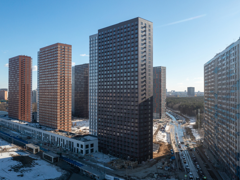 Оранж парк Ход строительства корпуса 10 в марте 2022 г.