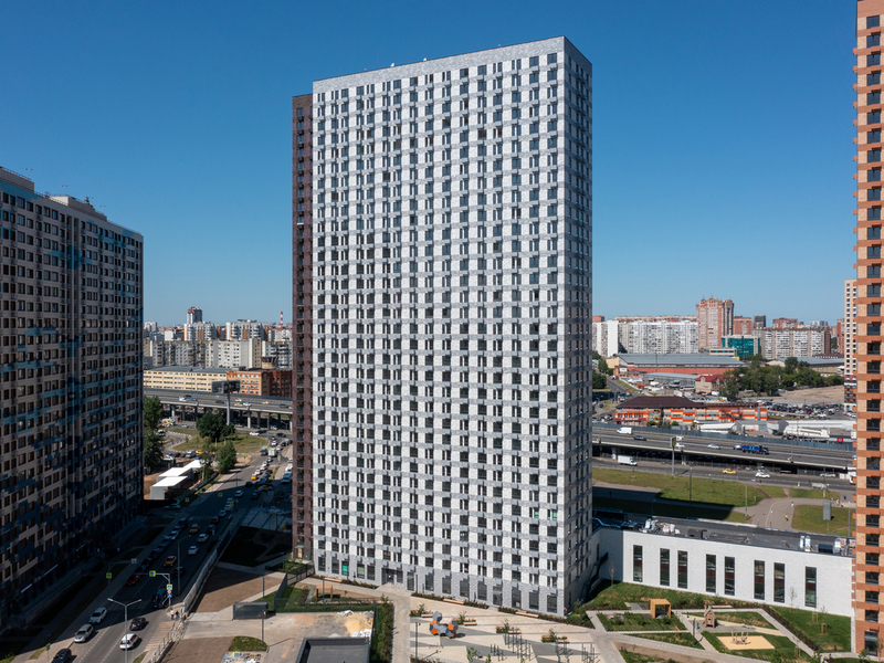 Оранж парк Ход строительства корпуса 10 на начало июля 2022 г.