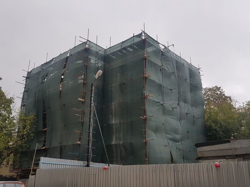 Фасадные работы, монтаж утеплителя, остекление