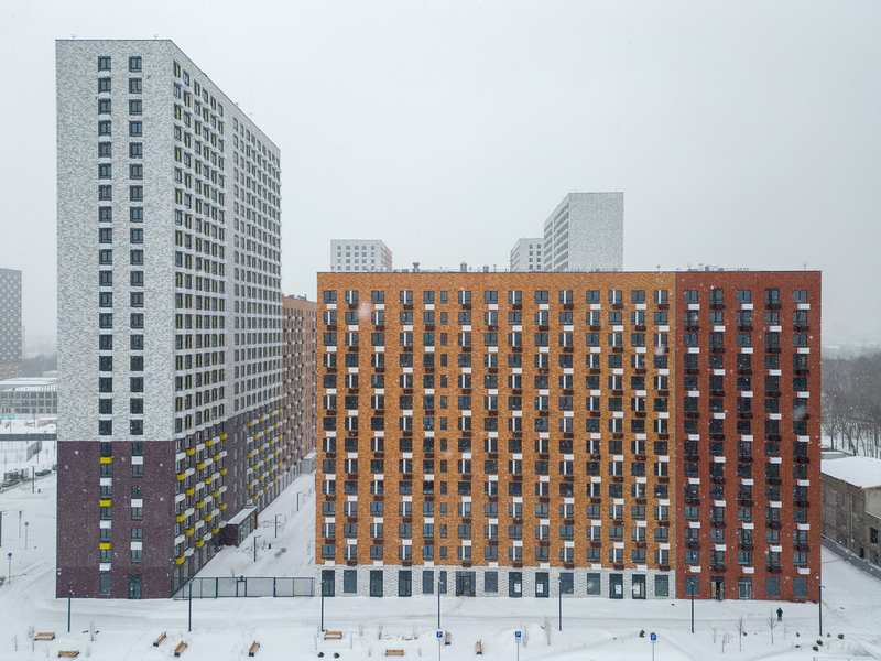 Люберцы парк Ход строительства корпуса 8 на начало марта 2023 г.