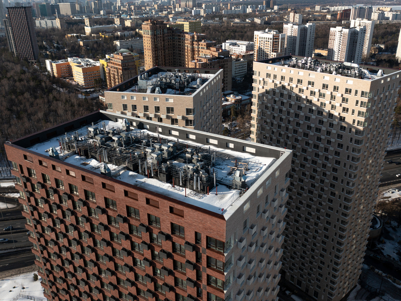 Волоколамское 24 Ход строительства корпуса 3,4,5 в марте 2023 г.